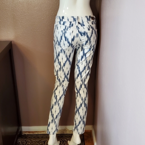 PAIGE Verdugo ultra skinny white & blue jeans 28 - Picture 4 of 7